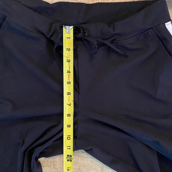 ATHLETIC WORKS Black Jogger Pants w/Side Stripe + Pockets Size Large - Picture 6 of 12